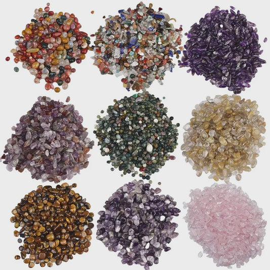 Decoratieve Natuurstenen Kristallen Chips - Diverse Soorten voor Huis, Aquarium en Reiki Healing