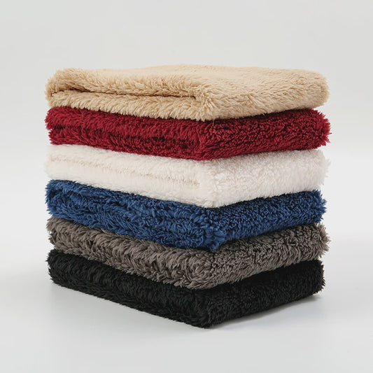 Cashmere Warm Collor Ring Winter Scarf Solid Plush Thick Outdoor Sports Men Women Children Neckerchief Full Face Mask Muffler