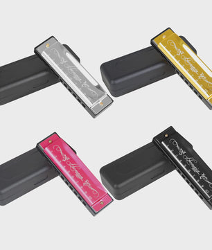 Professionele 10-Gats Mondharmonica in C-Toon met Beschermhoes - Ideaal voor Beginners