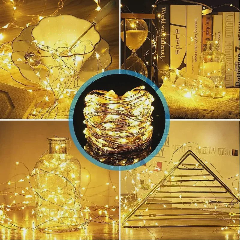 Waterdichte Batterij Sfeerverlichting met Afstandsbediening - 8 Modi voor Kerst, Feest & Decoratie