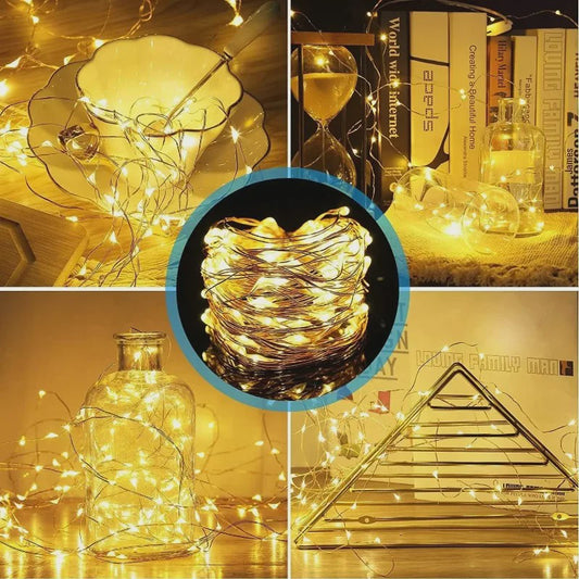 Waterdichte Batterij Sfeerverlichting met Afstandsbediening - 8 Modi voor Kerst, Feest & Decoratie