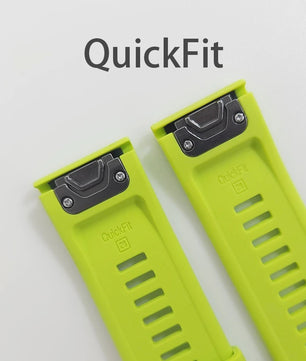 QuickFit Siliconen Horlogeband 22mm/26mm voor Garmin Fenix 7/7X, Epix Gen 2, Enduro 2 & Fenix 5/6 Series