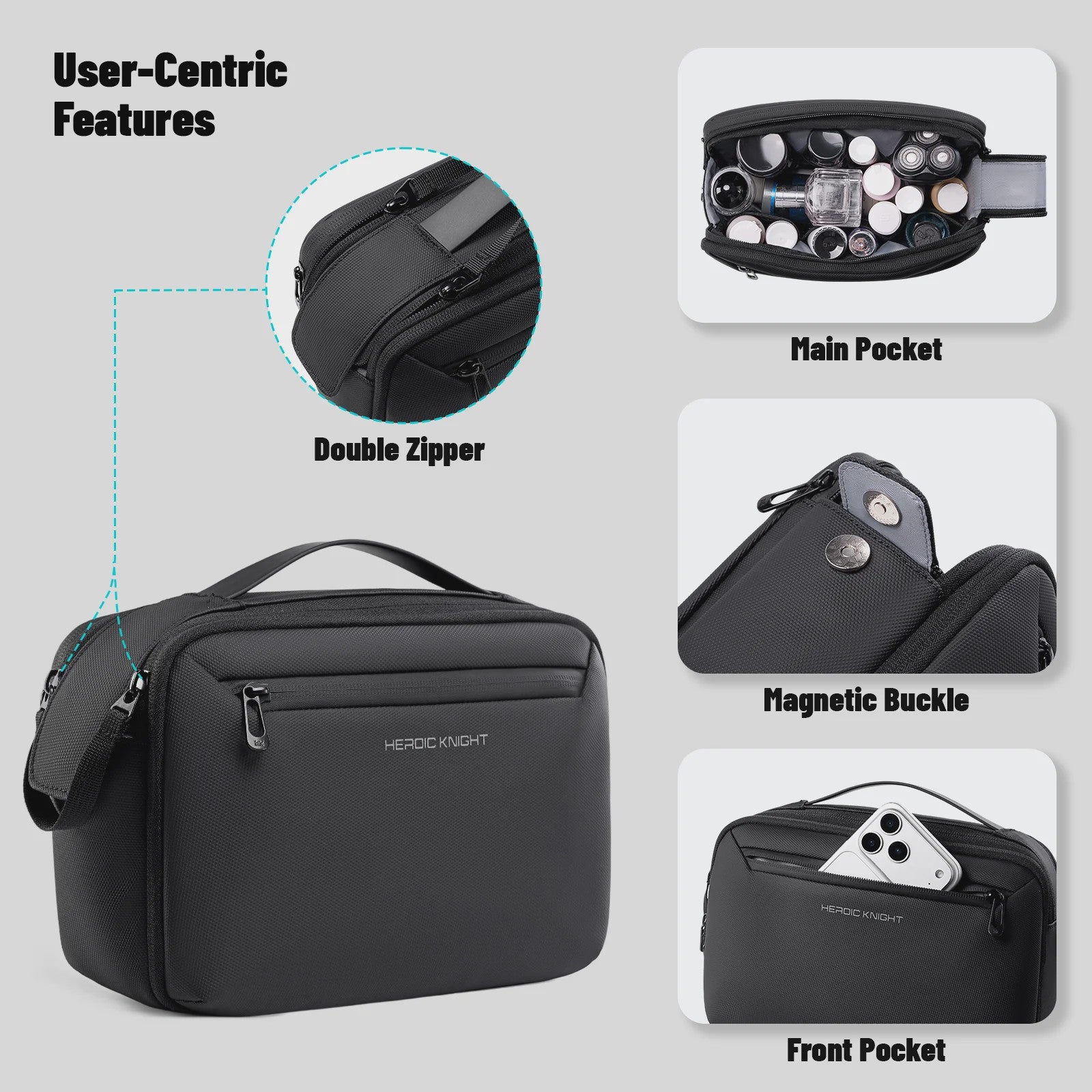 Waterdichte Reis Toilettas - Organizer voor Toiletartikelen, Make-up & Gym Essentials - Unisex