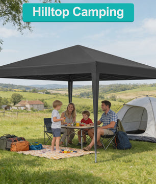 3x3m Pop-Up Gazebo Partytent - Waterdicht, UV-beschermend & Draagbaar