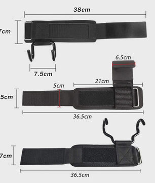 Fitness Grip Hooks met Polsbanden - Verbeter je Kracht en Grip bij Gewichtheffen