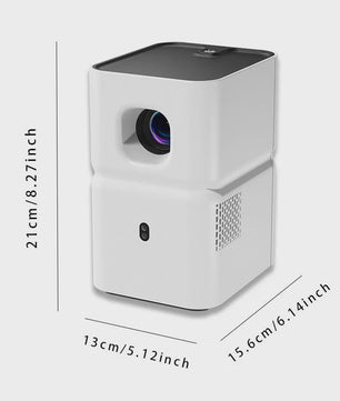 PANDA PF03 Projector: Draadloze Full HD Beamer met Bluetooth, WiFi6, Auto Keystone & 200 ANSI Lumen voor Thuis en Buiten