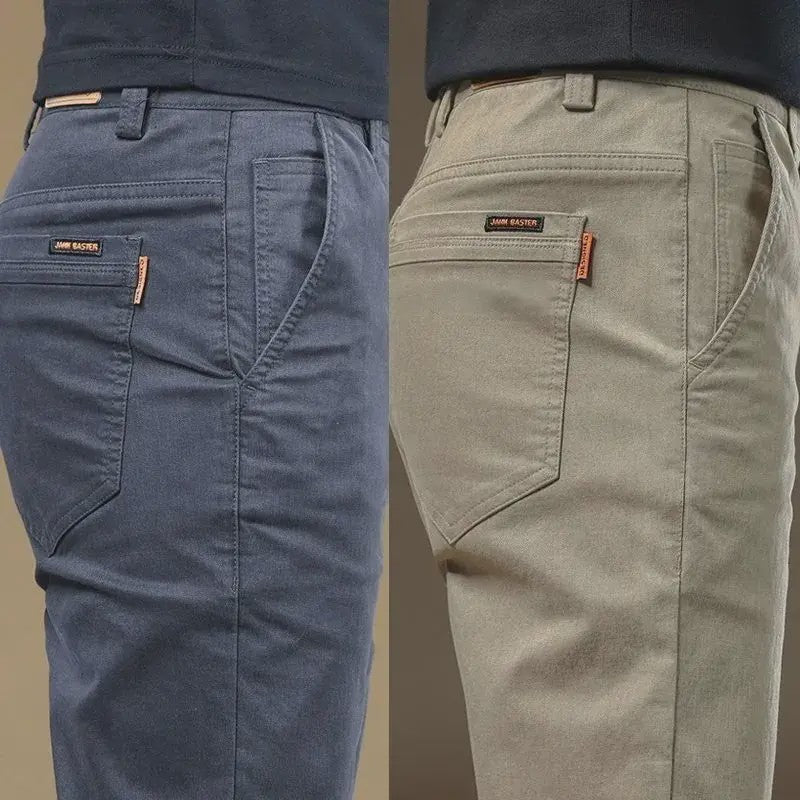 Herfst/Winter Heren Slim Fit Katoenen Broek - Casual & Zakelijk