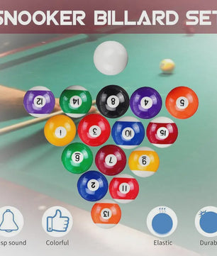 Set Billardballen voor Kinderen - 25mm Kleine Pool & Snooker Ballen