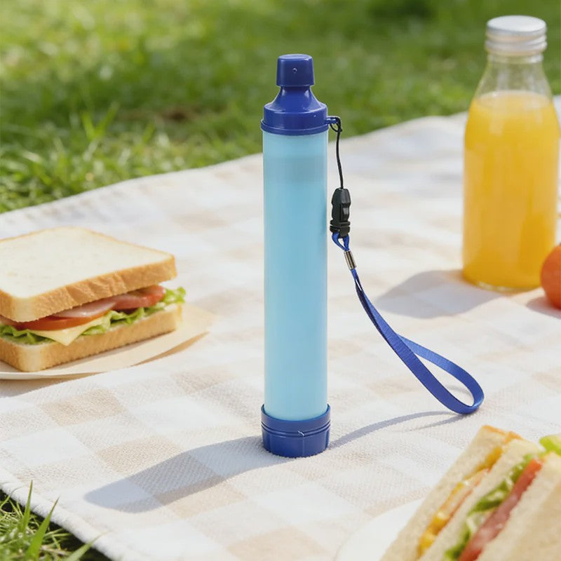 Persoonlijk Waterfilter Rietje - Outdoor Waterzuiveraar voor Kamperen, Wandelen en Noodsituaties