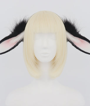 Pluche Konijnenoren Haarband - Feestelijk Accessoire voor Cosplay & Feesten