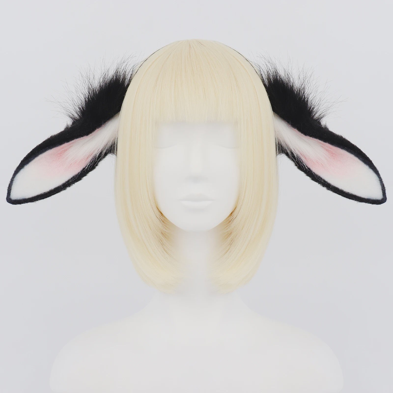 Pluche Konijnenoren Haarband - Feestelijk Accessoire voor Cosplay & Feesten