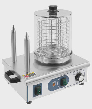 Professionele Hotdog Grill & Warmer - 550W Elektrische Worstmachine