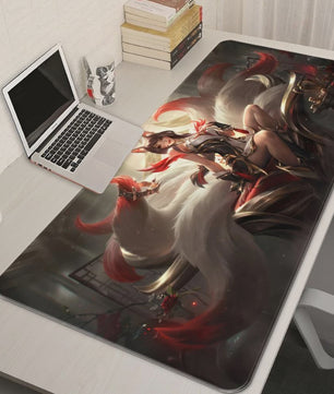 Luxe PU Leer XL Gaming Muismat - Anti-slip Bureau Mat met League of Legends Designs