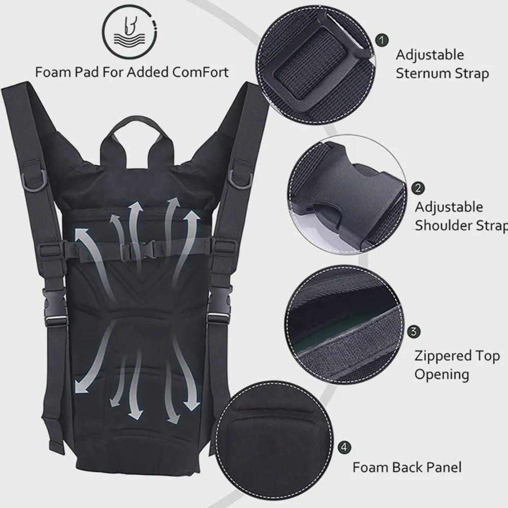 3L Waterdichte Hydratatie Rugzak - Outdoor Sport, Fietsen, Wandelen & Klimmen