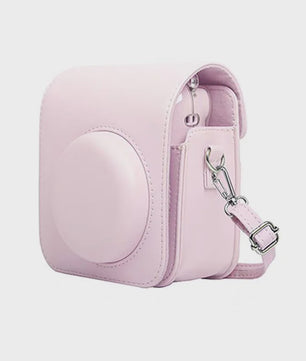 PU Lederen Beschermhoes met Schouderband voor Fujifilm Instax Mini 12 Camera