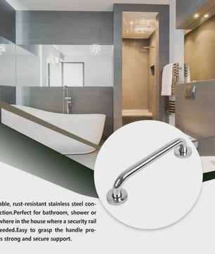 Hoogwaardige RVS Handgreep - Veiligheid & Stijl voor Badkamer, Douche & Toilet (30/40/50cm)