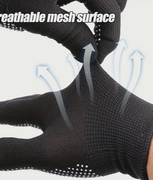 10 Paar Ademende Nylon Werkhandschoenen - Antislip & Comfortabel voor Diverse Klussen