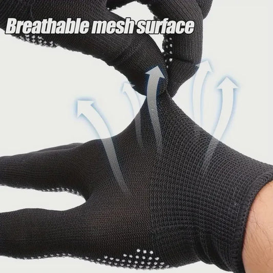 10 Paar Ademende Nylon Werkhandschoenen - Antislip & Comfortabel voor Diverse Klussen