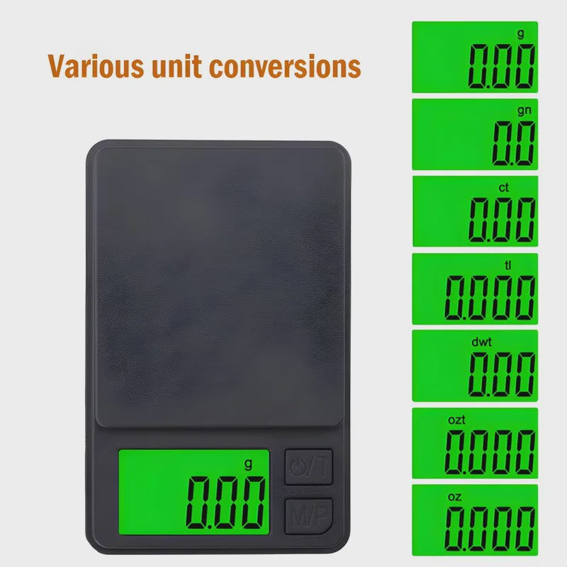 Precisie Keukenweegschaal 0.01g - Digitale Weegschaal voor Voedsel & Sieraden met LCD