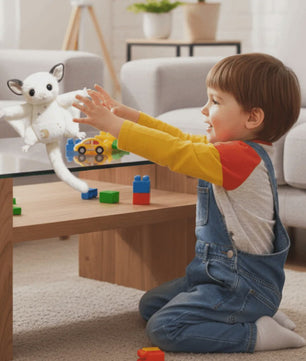 Schattige Sugar Glider Pluche Sleutelhanger - Zachte Vliegende Eekhoorn Tas Hanger, Kawaii Dier Cadeau