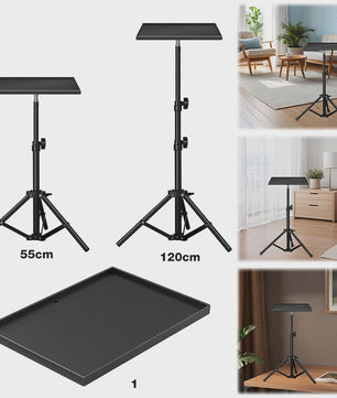 Verstelbare Projector & Monitor Statief Tray met 1/4" Schroefdraad