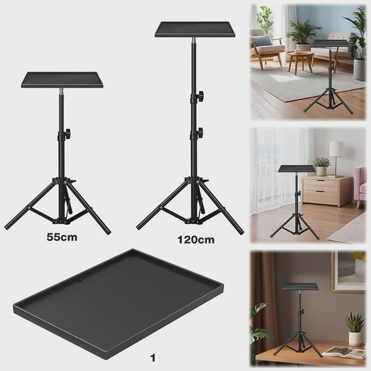 Verstelbare Projector & Monitor Statief Tray met 1/4" Schroefdraad