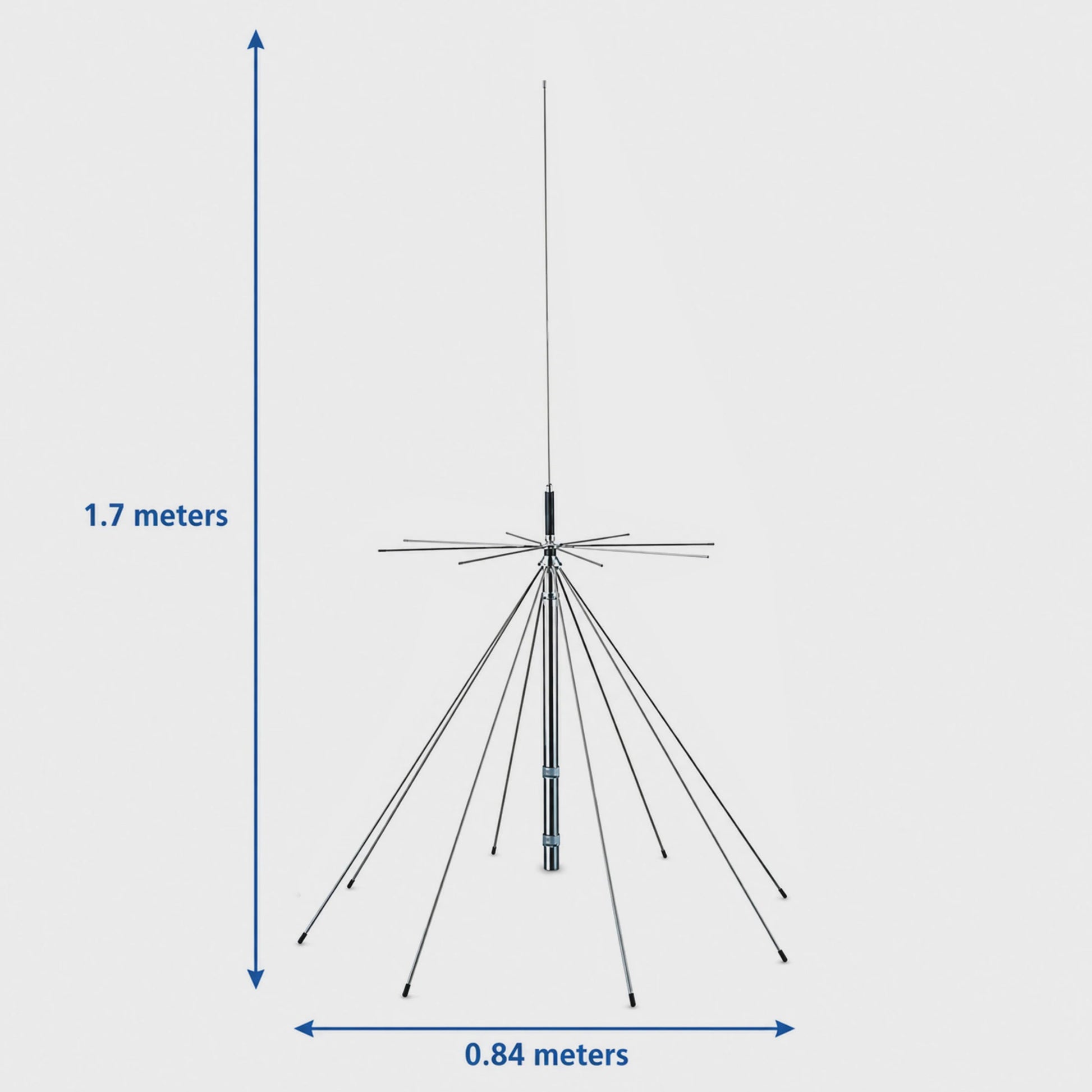 Ultra-Wideband Discone Antenne 25MHz-1300MHz met PL259 Connector