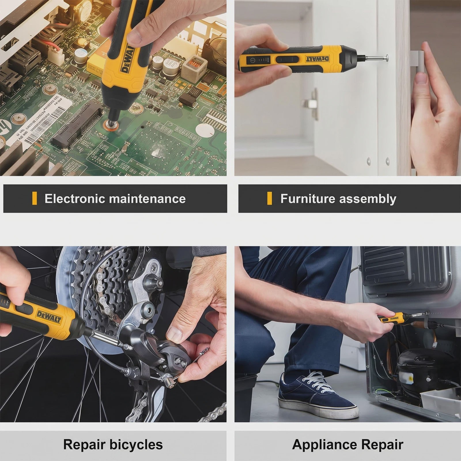 DEWALT Accu Schroevendraaier 3.6V DC - Compact, Oplaadbaar met LED & USB