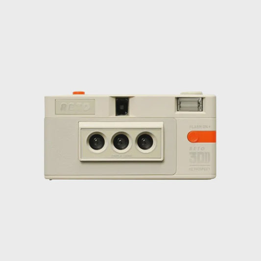 RETO 3D Filmcamera - Stereoscopische Point-and-Shoot met Ingebouwde Flits