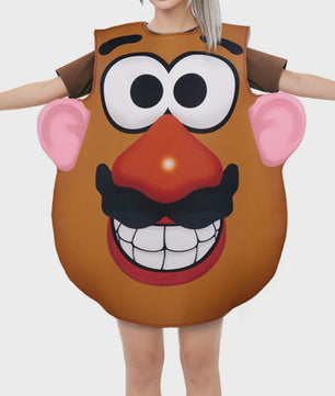Grappig Mr. & Mrs. Potato Head Kostuum voor Koppels - Halloween & Feestjes