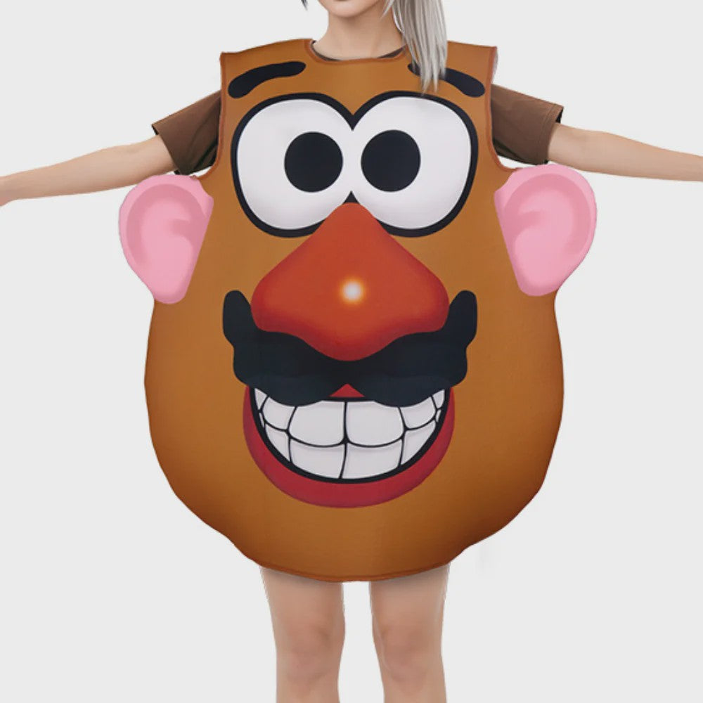 Grappig Mr. & Mrs. Potato Head Kostuum voor Koppels - Halloween & Feestjes