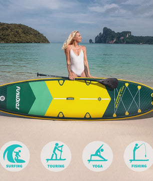 Opblaasbaar Stand Up Paddle Board Funwater 350cm - 200kg Capaciteit - Complete Set