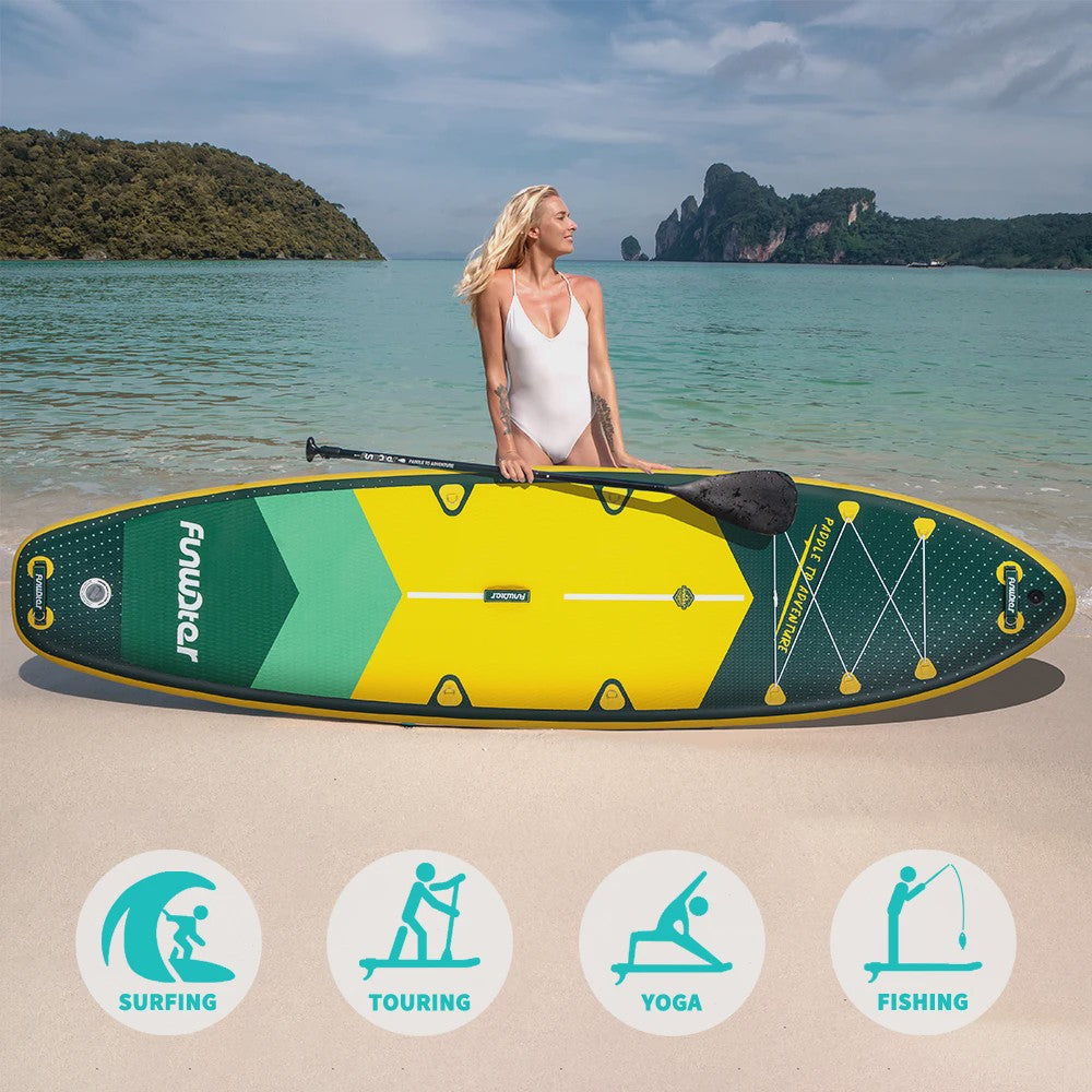Opblaasbaar Stand Up Paddle Board Funwater 350cm - 200kg Capaciteit - Complete Set