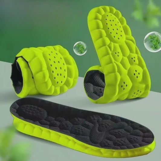 4D Super Zachte Sportzolen - Schokabsorberende Inlegzolen met Voetboogondersteuning