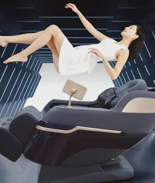Luxe 4D SL Track Massagestoel met Zero Gravity, Volledige Lichaamsmassage & Touchscreen Bediening