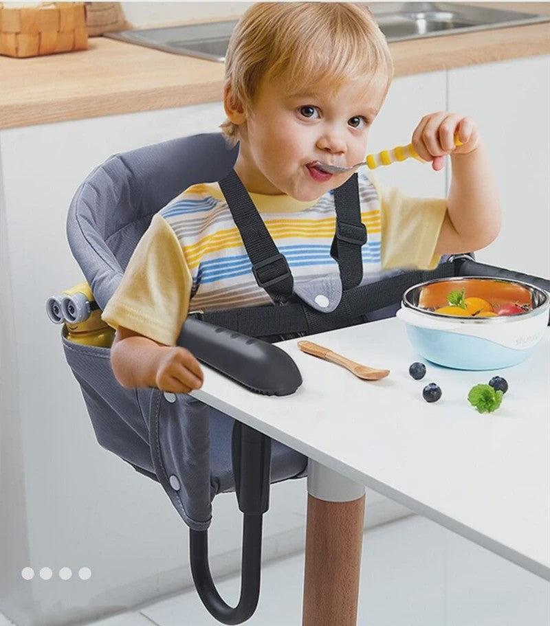 Draagbare Kinderstoel voor aan Tafel - Clip-On & Opvouwbaar
