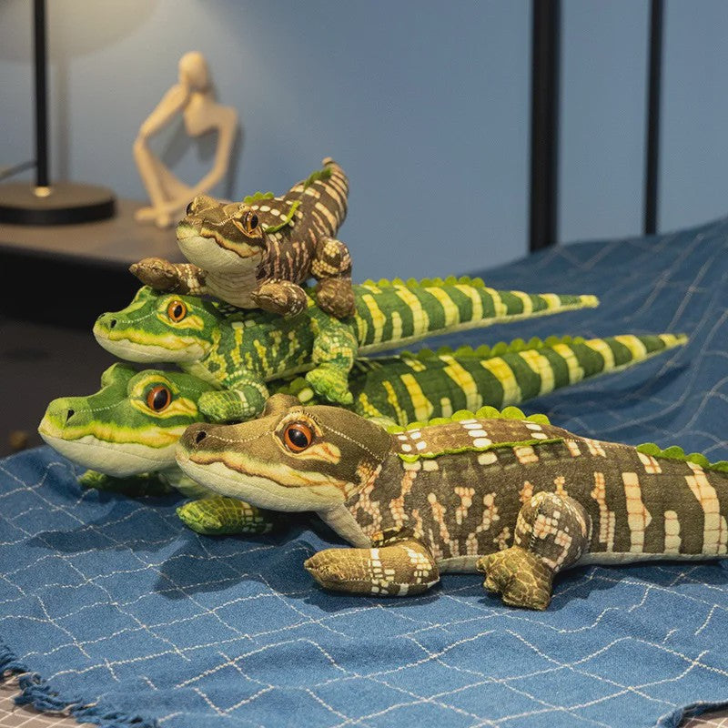 Realistische Krokodil Pluche Knuffel - Zacht Speelgoed & Decoratie