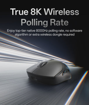 Rapoo VT2 Wireless Gaming Muis - 8K Polling Rate, 26000 DPI, Ultralicht (53g) & Lange Batterijduur