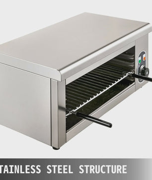 Elektrische Salamander Broiler - RVS - Verstelbaar Rooster - Professionele Keukenapparatuur