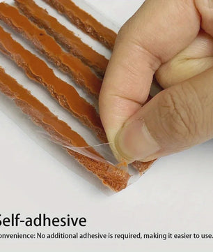 Universele Bandenreparatieset met Gereedschap en Plakstrips - Noodreparatie voor Auto, Motor, Fiets