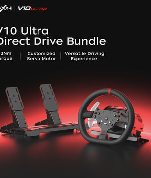 PXN V10 Ultra Direct Drive Racing Wheel Kit met 3.2Nm Force Feedback en Hall Effect Pedalen voor PC/PS4/Xbox