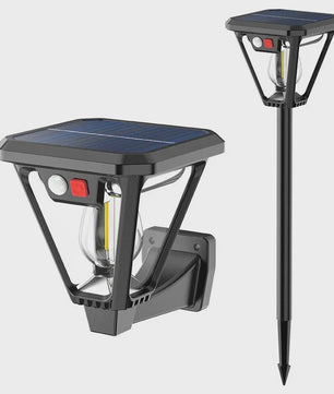 Zonne-energie Tuinlamp met Bewegingssensor - Waterdicht & Dubbel Gebruik (Paal of Muur)