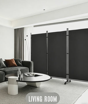 3-delig Vrijstaand Kamerscherm 259x182cm - Opvouwbaar Privacy Scherm voor Binnen & Buiten