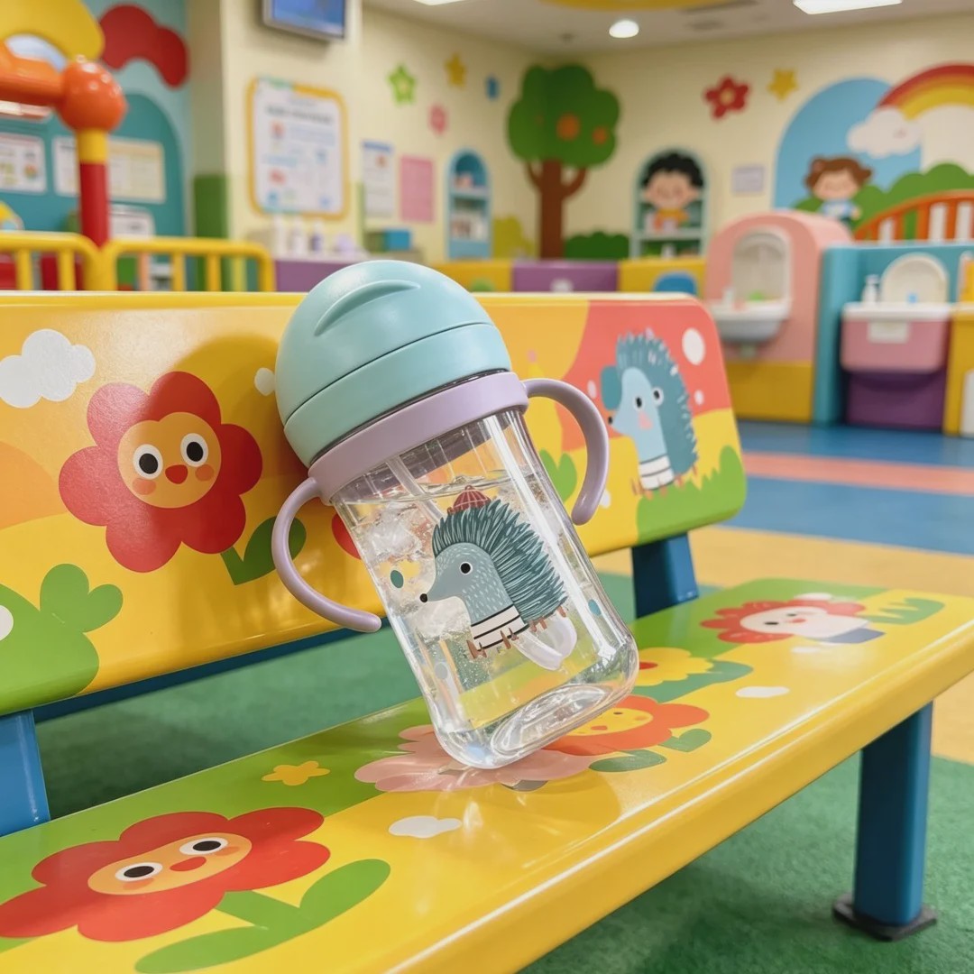 Schattige Anti-Kwelp Tuitbeker met Handvat - 350ml - Leuke Dierenprints