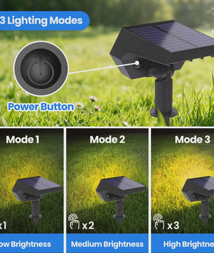 92 LED Solar Tuinspots - Waterdicht IP65, Buitenverlichting met Bewegingssensor