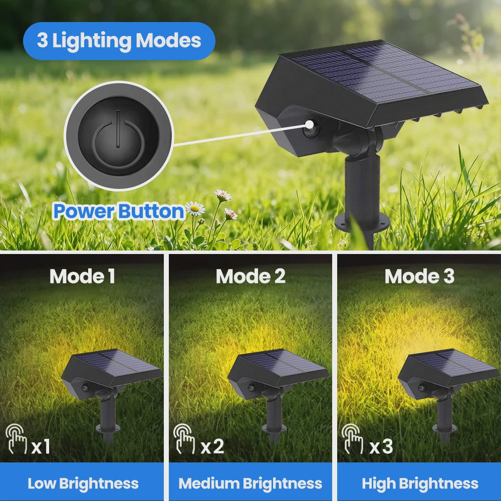 92 LED Solar Tuinspots - Waterdicht IP65, Buitenverlichting met Bewegingssensor