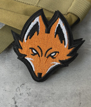Fox Morale Patch - Tactische Borduur Badge met Klittenband voor Kleding en Rugzakken