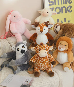 Pluche Dieren Rugzak - 40cm Schattige Knuffel Schoudertas voor Kinderen