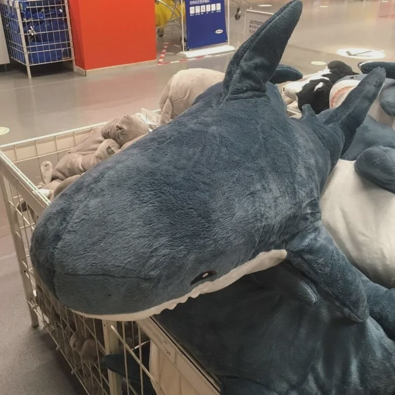 Zachte Knuffel Haai Pluche Speelgoed - Verkrijgbaar in 30 t/m 100cm - Perfect Cadeau & Leeskussen