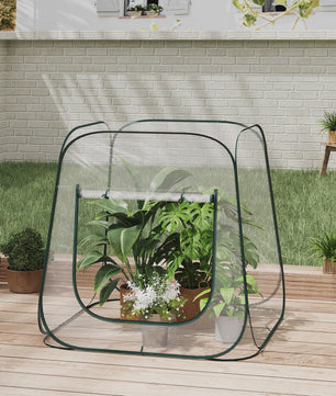 Pop-Up Mini Kas voor Planten - Bescherming tegen Vorst & Weer - Buiten & Binnen
